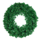 30/40/50cm Artificial Green Wreath PVC Wall Wreaths Seasonal Home The Wreath Christmas Ribbon Wreath Front Door Fall Wreaths-Serilas