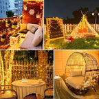 LED Solar Light String 8 Functions Outdoor Waterproof Lawn Starry Sky Christmas Garden Courtyard Decoration Atmosphere Lights-Serilas