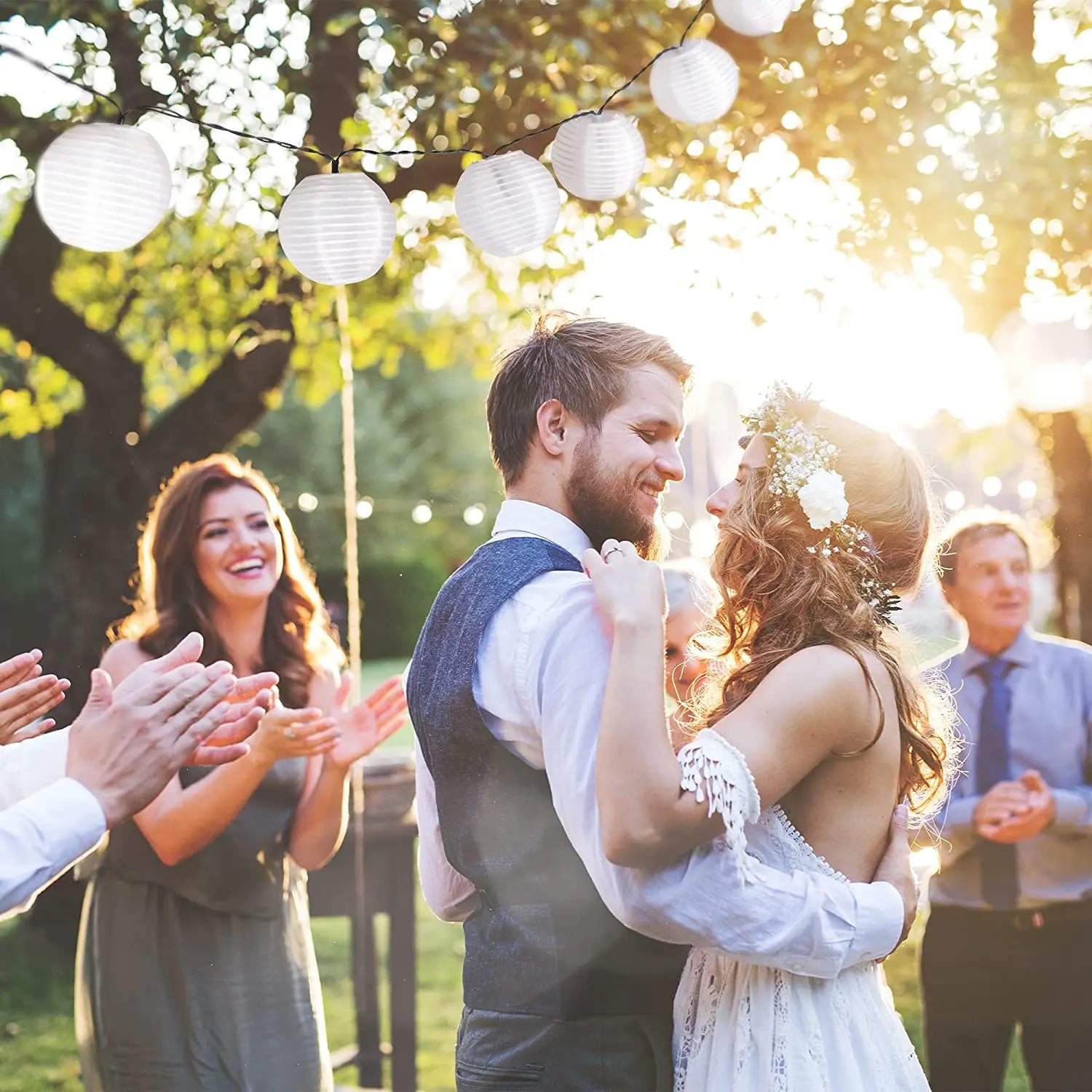 Solar String Lights 10/20/30 LED Outdoor Waterproof Christmas Garland Lantern Fairy Lamp String  for Garden Wedding Party Decor-Serilas