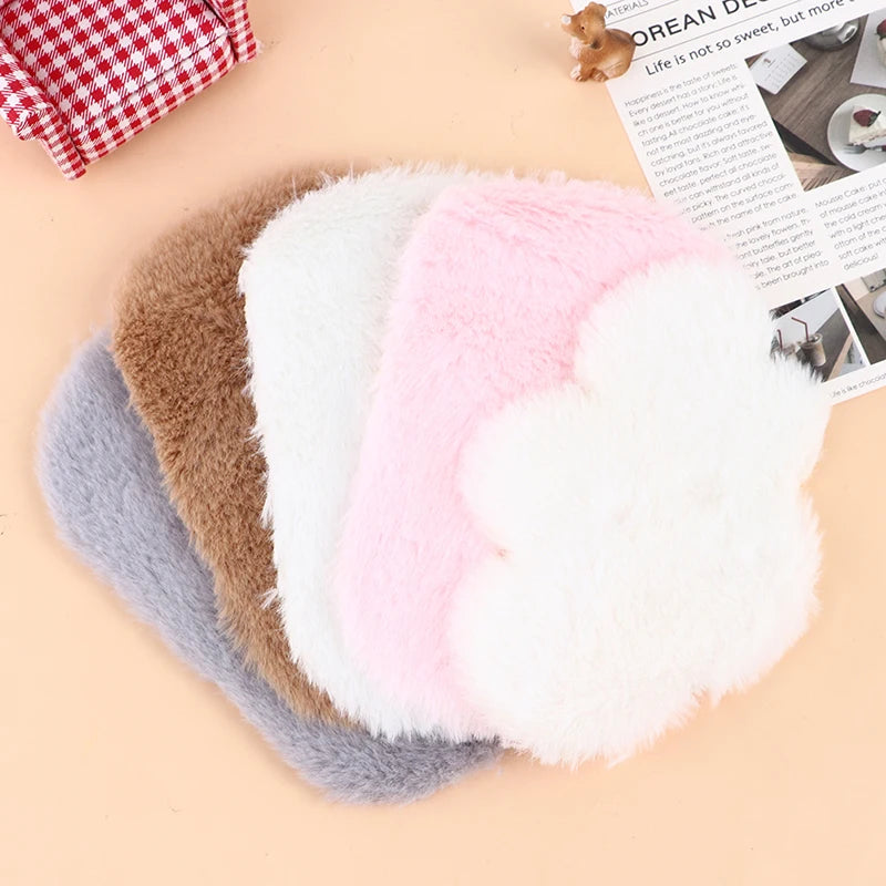 Dollhouse Miniature Plush Rug Carpet Mat Dolls House Living Room Furniture Decoration Accessories-Serilas