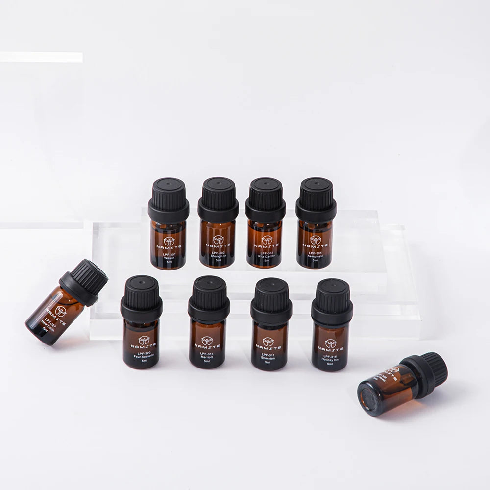 100% PURE Essential Set Oils For Aroma Diffuser Machine Air Humidifier Candle Making Scents  Hotel Series Fragrance Oil 5ML x 10-Serilas
