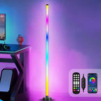 RGB Floor Lamp Modern Floor Lamp Music Sync 10W Standing Floor Lamp Ambient Lighting with App Remote Control for Bedrooms Living-Serilas