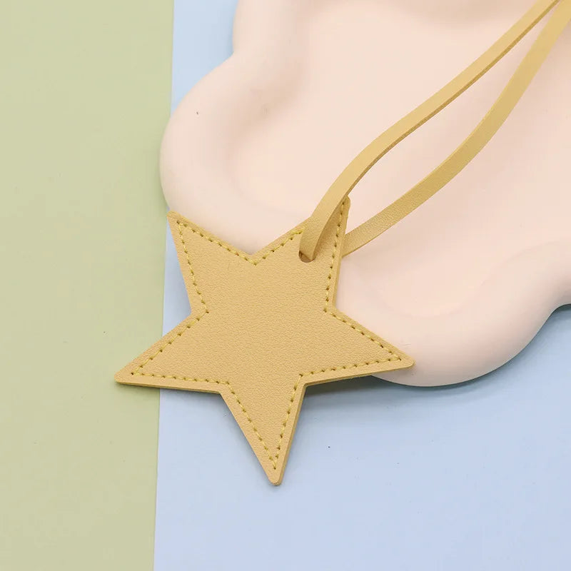 Personalized Letter Lucky Star Pendants For Bags Popular DIY Gift Custom Name Women Bag Charm Accessories Fashion Car Ornament-Serilas