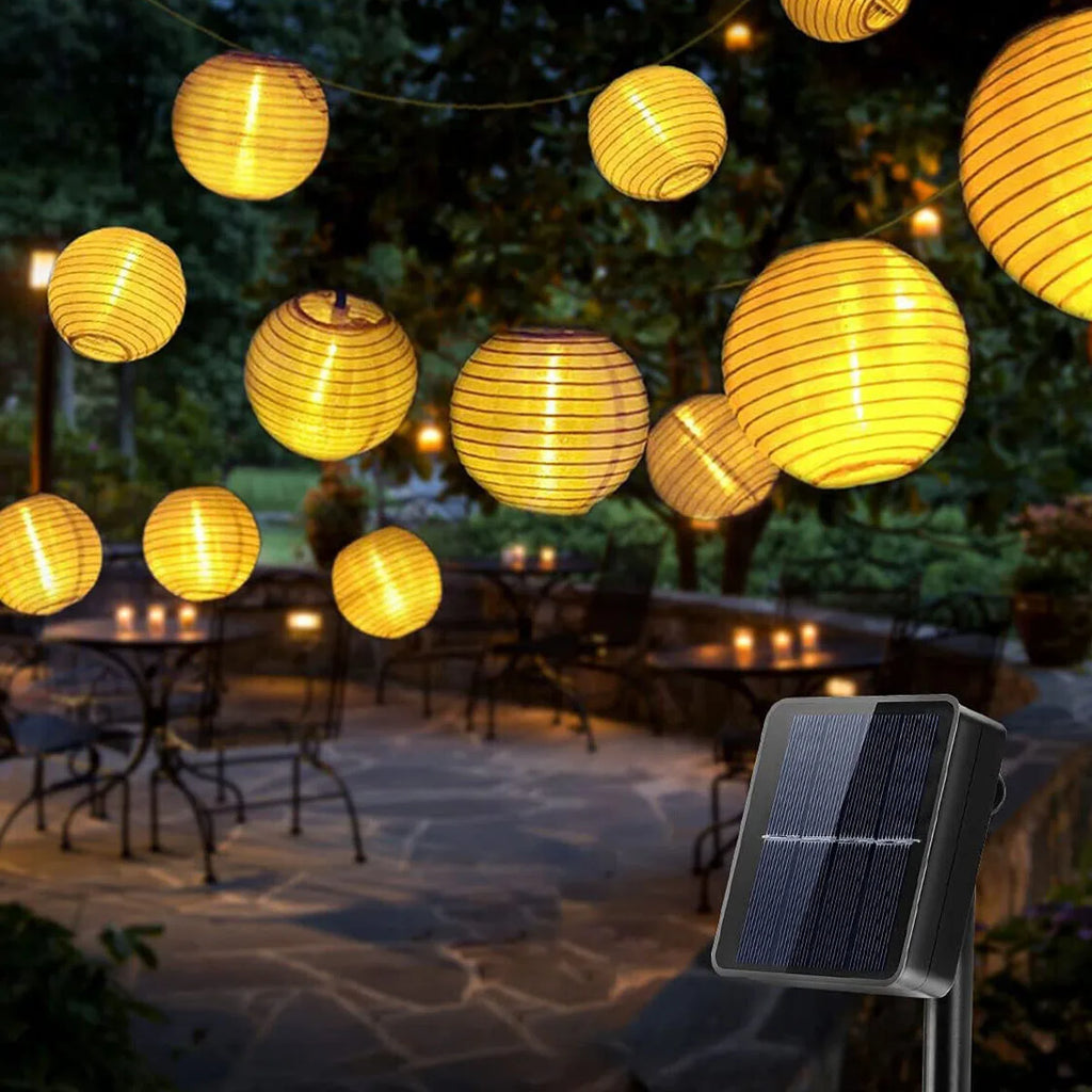 Solar String Lights 10/20/30 LED Outdoor Waterproof Christmas Garland Lantern Fairy Lamp String  for Garden Wedding Party Decor-Serilas
