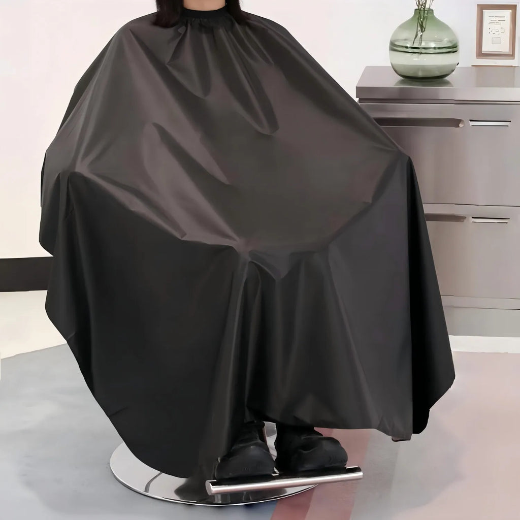 Black Salon Barber Cape for Men Women Hair Cutting Cape Hairdressing Cape Hair Cut Apron Hair Shampoo Dye  Tools Accessories-Serilas