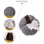 9cm Small Pumpkins Home Decor Knit Knitted Pumpkin Reusable Seasonal Charm Cozy Warm Decorative Ornaments Crochet Pumpkins-Serilas