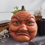 Artificial Pumpkin Statue for Garden Decoration, Pumpkin Face, Monster, Party Decoration, Expression-Serilas
