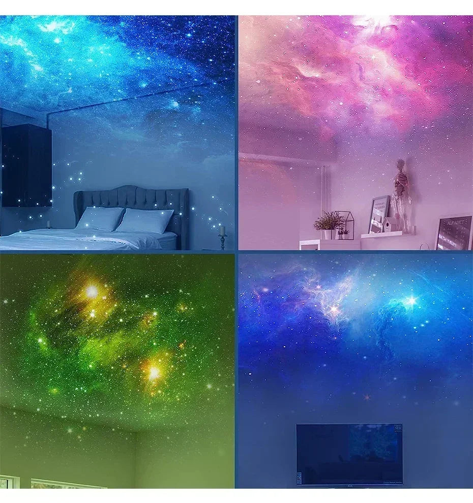 Star Projector Galaxy Night Light Astronaut Space Projector Starry Nebula Ceiling LED Lamp for Bedroom Home Decorative kids gift-Serilas