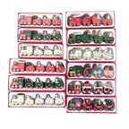 Christmas Wood Train Decoration,Christmas Ornaments With Moving Train,Home Noel,Happy New Year 2025 Gifts-Serilas