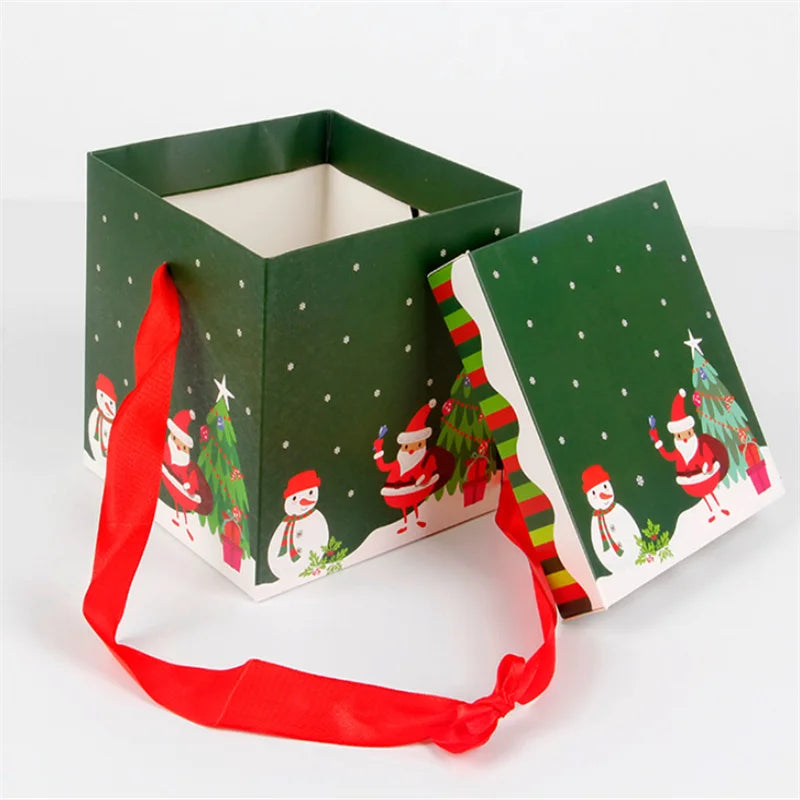Christmas Gift Boxes Outdoor Present Decoration Under The Tree Package For Indoor Holiday Party Wedding Home Ornament Decor-Serilas