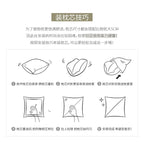 Pillow Cover Cut Velvet Geometric Creative Decoration Cushion Cover 45x45-Serilas