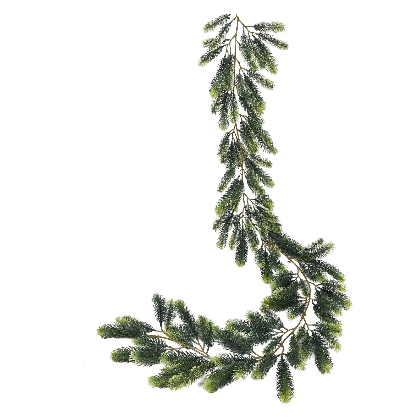 Christmas Garland Artificial Pine Garland For Outdoor Or Indoor Garden Green Fireplaces Holiday Party Decorations 1.8/1.9/2.7m-Serilas