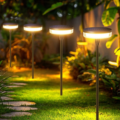 2PCS Solar Pathway Light Sway by Wind Solar Swaying 
