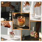 30pcs Wooden Candles Wick for DIY Paraffin Candle Jar Making Kit Candle Core with Clip Base Handmade Smokeless Candle Wick Cores-Serilas