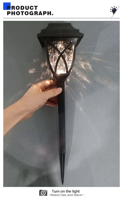 8 Pack LED Solar Courtyard Lamp Outdoor Waterproof Lawn Lights Solar Garden Paths Lane Landscape Lighting Decorative Lights