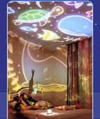 Starry Projector Night Light Rotating Sky Moon Lamp Galaxy Lamp Home Bedroom Decoration Starlight Christmas Lights for Kids Gift-Serilas