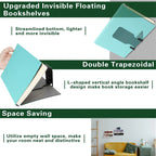 1/2pcFloating Bookshelf Invisible Heavy Duty Metal Shelves For Books Multifunctional Storage Tools Suitable For Home Living Room-Serilas