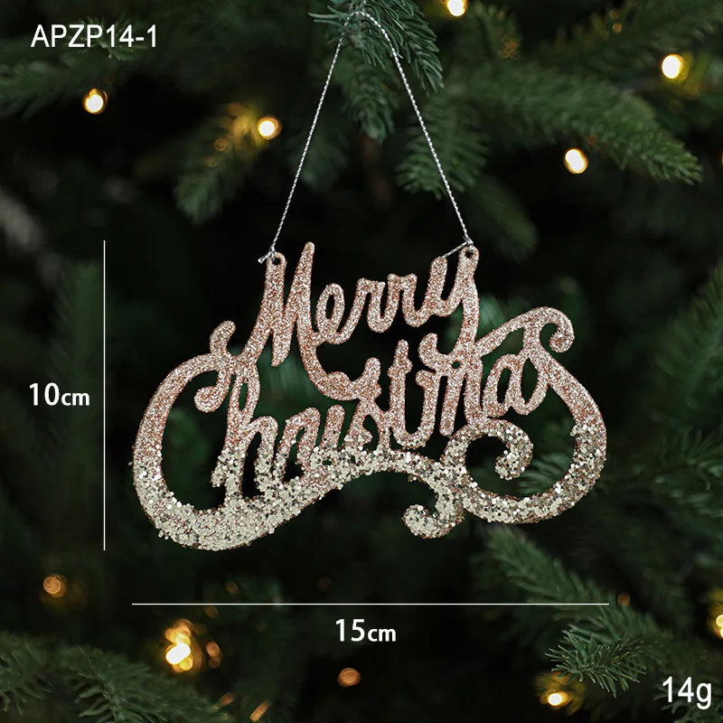 Christmas House Merry Christmas Decorations for Home 2024 Cristmas Ornament Xmas Navidad Noel Gifts Happy New Year 2024-Serilas