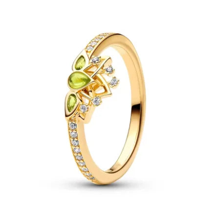 2025 HOT Princess 925 Silver Bow Rose Flower Love Eternal Crown Ring Suitable for Women's Birthday Wedding Gifts-Serilas