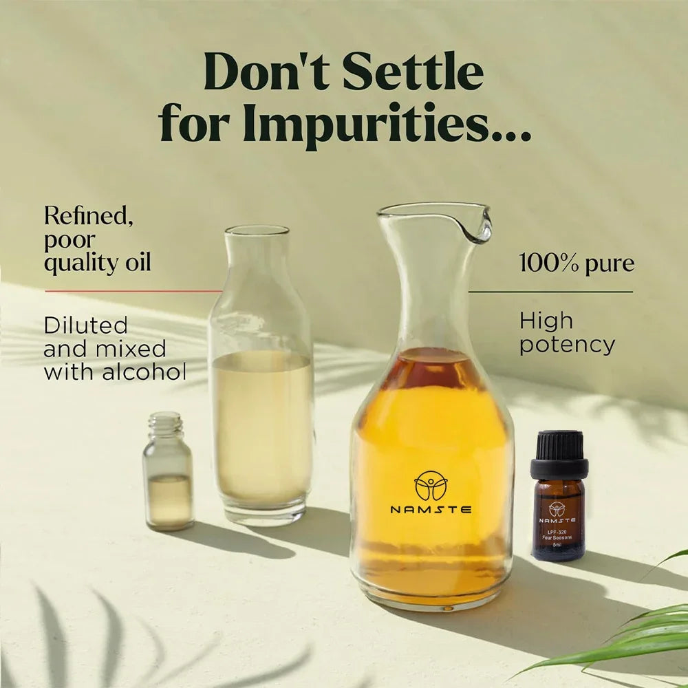 100% PURE Essential Set Oils For Aroma Diffuser Machine Air Humidifier Candle Making Scents  Hotel Series Fragrance Oil 5ML x 10-Serilas