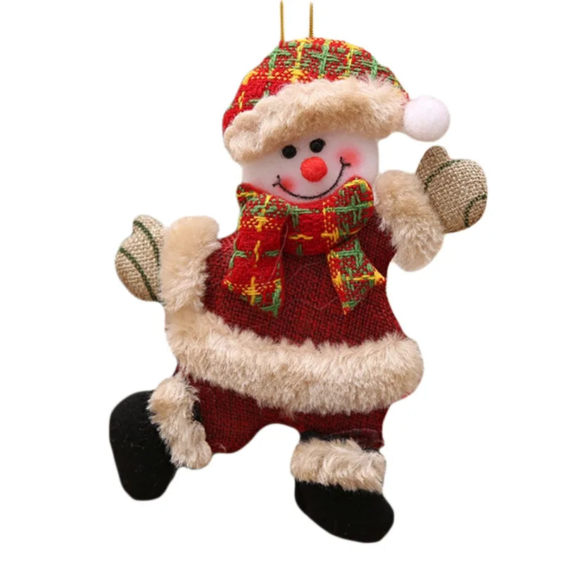 Dancing Santa Merry Christmas Ornaments xmas Tree Hanging Toys Christmas Tree Decoration Home Decor Present Xmas Children'S Gift-Serilas