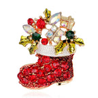 Fashionable Christmas Wreath Decoration Corsage ,31 Styles To Choose From Versatile Brooch, ,ideal Choice for Gifts-Serilas