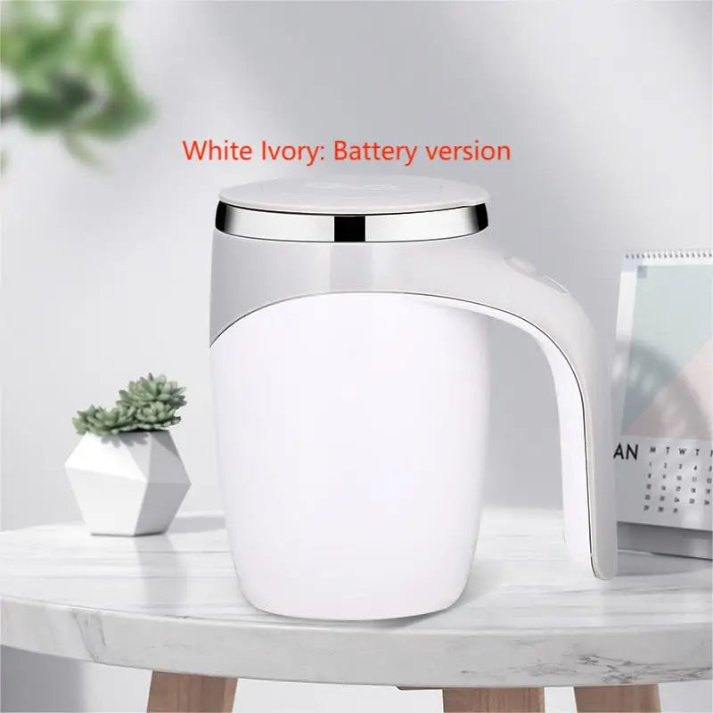 Automatic Stirring Magnetic Mug Rechargeable Model Coffee Electric Lazy Milkshake Rotating Blender Smart Mixer Thermal Bottle-Serilas