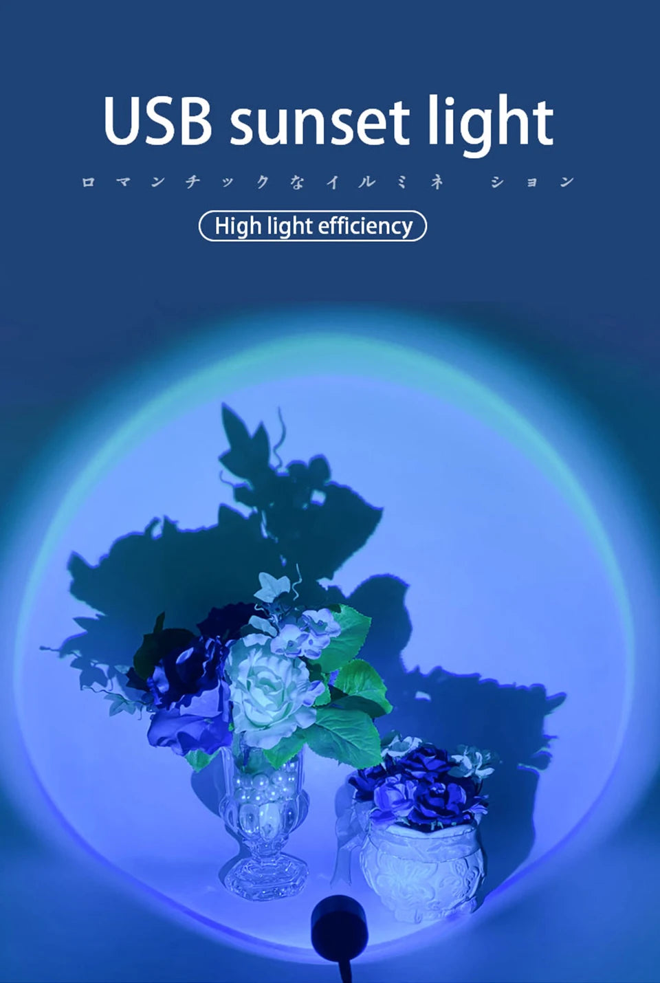 LED Sunset Lamp Nightlights USB Projector Birthday Party Decoration Mood Lights For Bedroom Living Room Wall Photography-Serilas