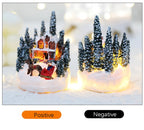 Christmas Decorations  LED Night Lights Luminous Micro Landscape House Children's Creative Gift Christmas New Year Ornaments-Serilas