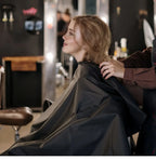 Black Salon Barber Cape for Men Women Hair Cutting Cape Hairdressing Cape Hair Cut Apron Hair Shampoo Dye  Tools Accessories-Serilas