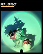 LED Sunset Lamp Nightlights USB Projector Birthday Party Decoration Mood Lights For Bedroom Living Room Wall Photography-Serilas