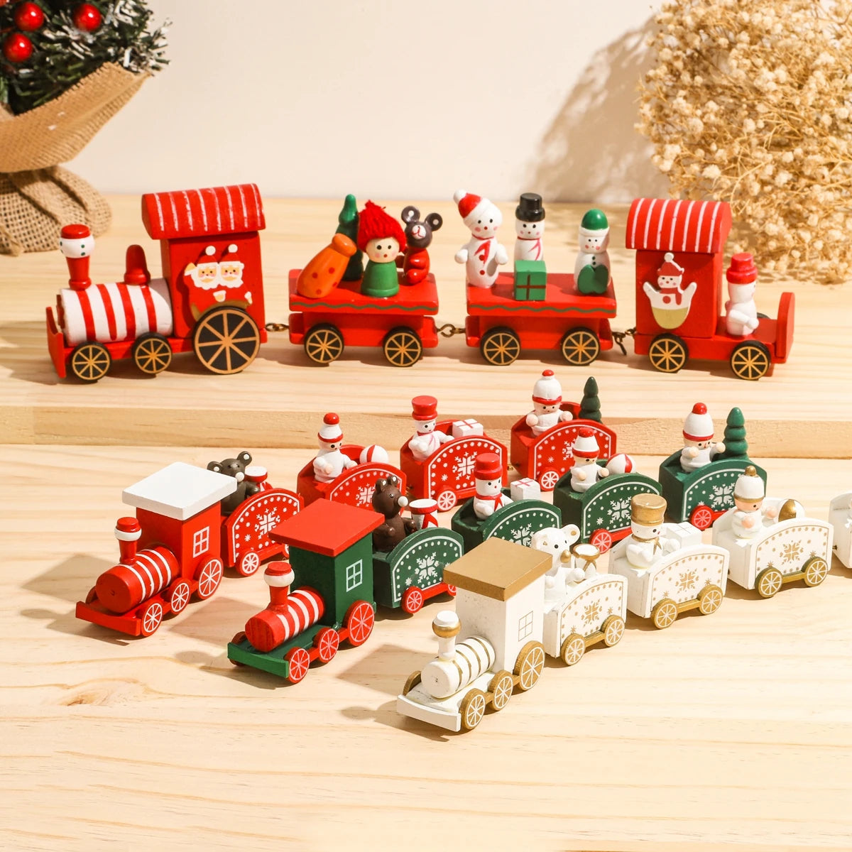 Christmas Train Merry Christmas Decorations For Home 2025 Cristmas Ornament Xmas Navidad Noel Gifts Happy New Year 2026 Gifts-Serilas