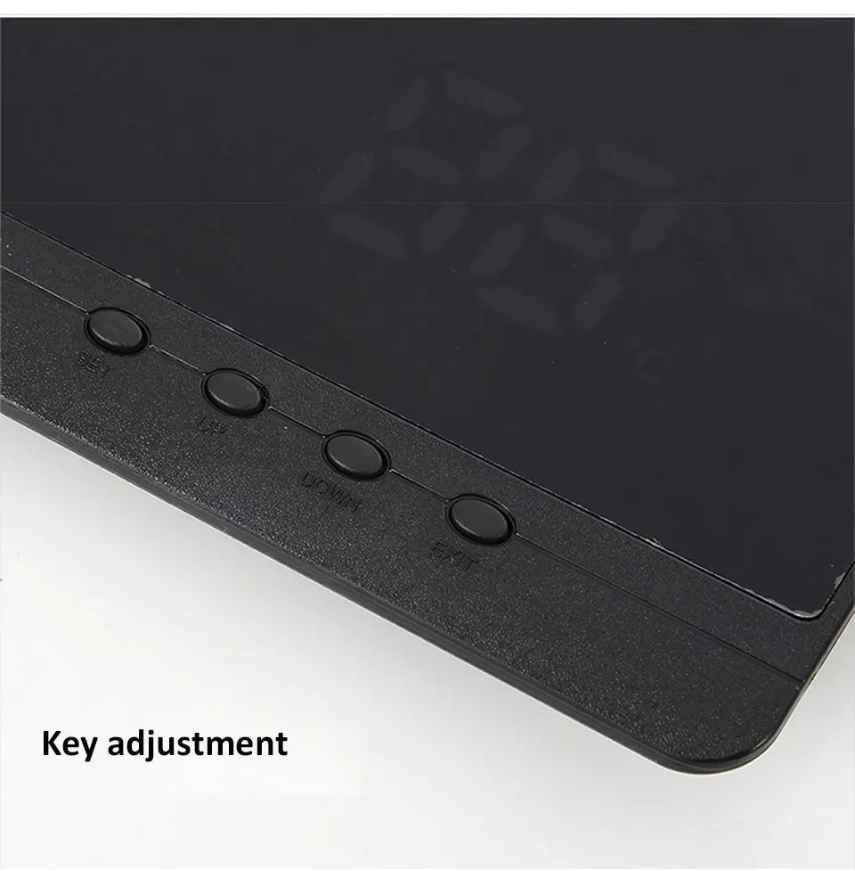 21 Inch Large Digital Wall Clock Large LED Screen Display Clock with Time/Date/Week/Temperature 12/24H Adjustable Brightness-Serilas