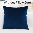 Velvet Solid Color Skin-friendly Pillow Cover Cushion Cover (excluding Filling) Living Room Sofa Decoration Cushion Cover-Serilas