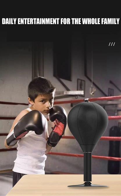ReflexPunch™ Stress Relief Boxing Speed Bag Trainer