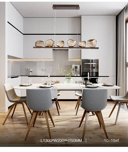 RockLume™ Modern Glass Pendant Chandelier