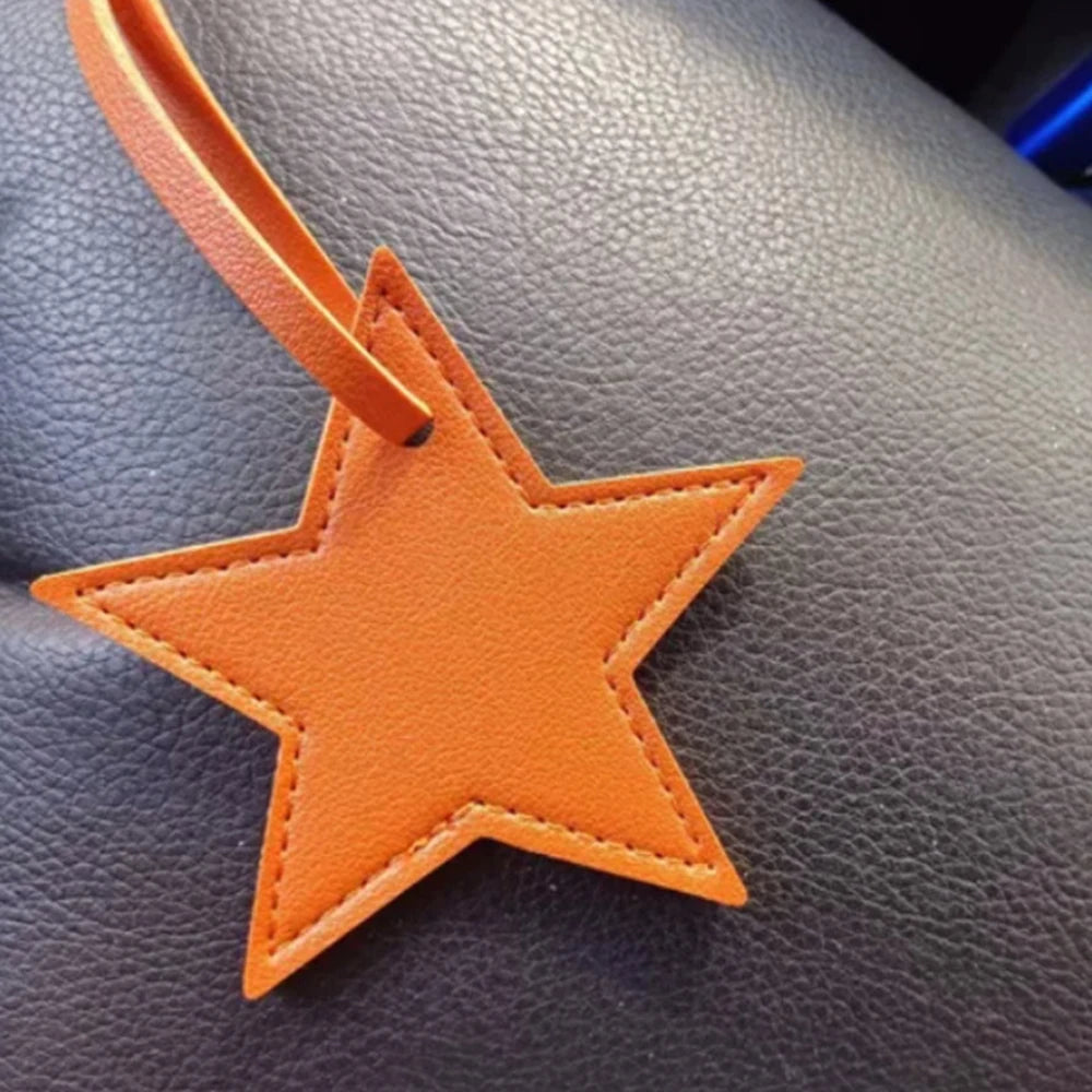 Personalized Letter Lucky Star Pendants For Bags Popular DIY Gift Custom Name Women Bag Charm Accessories Fashion Car Ornament-Serilas