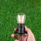 LED S14 String Lights for Outside E27 220V EU PLUG 2W Waterproof Patio Light Dimmable Shatterproof Waterproof Garden Light Decor-Serilas