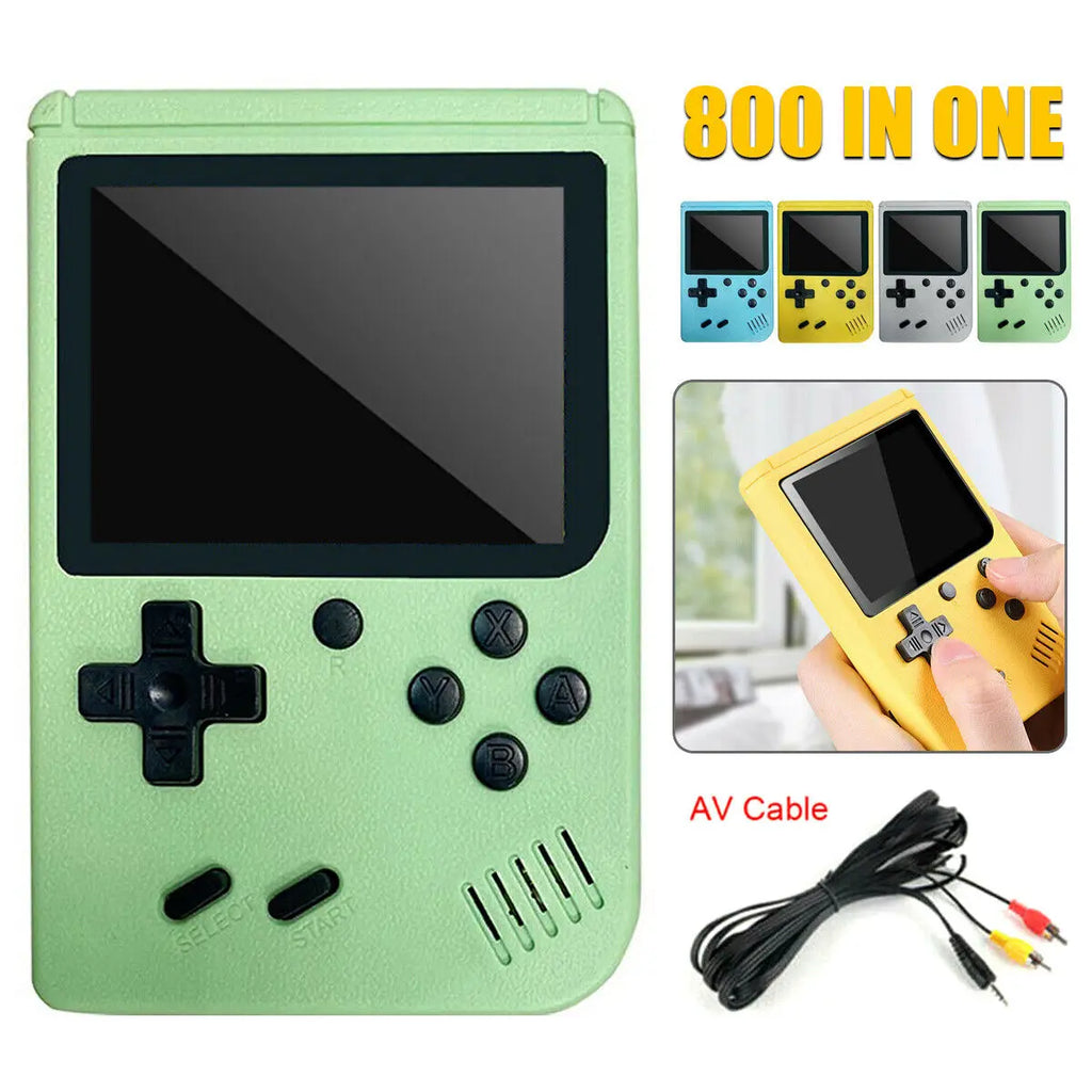 Mini Handheld Retro Video Game Console Built-in 800 Classic Games Gameboy Gifts-Serilas