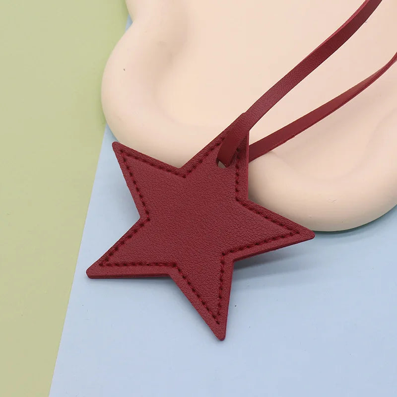 Personalized Letter Lucky Star Pendants For Bags Popular DIY Gift Custom Name Women Bag Charm Accessories Fashion Car Ornament-Serilas