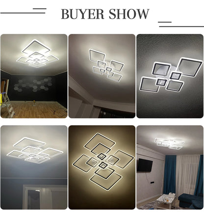 NordSquare™ Nordic Modern LED Pendant Chandelier