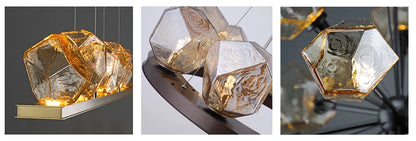 RockLume™ Modern Glass Pendant Chandelier