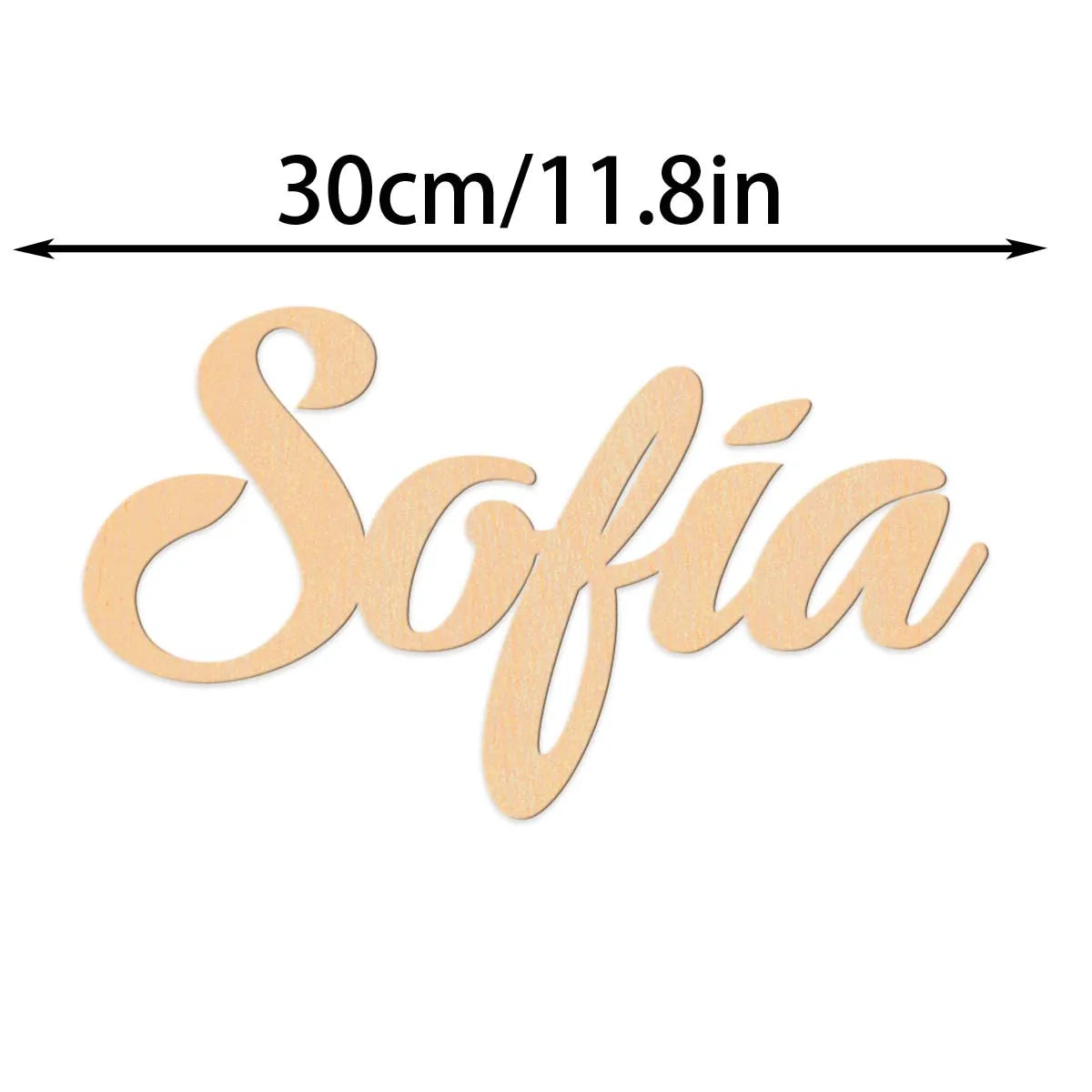 1pc Personalized Custom Name Wooden Signs   Decor Wedding Letters Ornaments Wall Decor Housewarming Gifts-Serilas