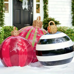 Hot Sale Outdoor Christmas Inflatable Decorated Ball Pvc Giant Big Large Balls Xmas Tree Decorations Toy Ball Without Light-Serilas