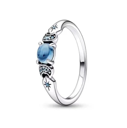 2025 HOT Princess 925 Silver Bow Rose Flower Love Eternal Crown Ring Suitable for Women's Birthday Wedding Gifts-Serilas