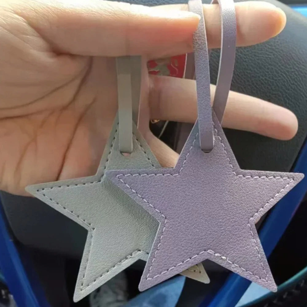 Personalized Letter Lucky Star Pendants For Bags Popular DIY Gift Custom Name Women Bag Charm Accessories Fashion Car Ornament-Serilas