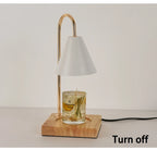 Candle Warmer Lamp with Timer Dimming Melting Wax Table Lamp Home Bedroom Decor Nightlight Creative Aromatherapy Desk Light Gift-Serilas