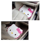 50x60cm Kawaii Hello Kitty Cartoon Rug Anime Kt Cat Plush Floor Mat Bathroom Non-Slip Carpet Car Cushion Soft Living Room Decor-Serilas