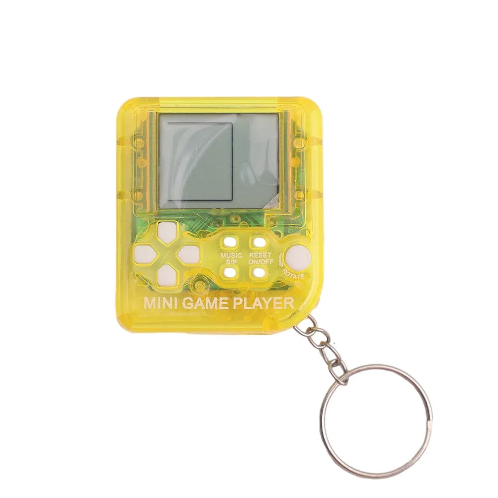 Mini Classic Video Game Machine Keychain Alloy Games Keyrings Souvenir Handbag Key Chains Keyring Jewelry Accessories Gifts-Serilas