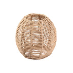 Simulated Rattan Light Fixture Vintage Hanging Lampshade Handmade Woven Lamp Shade for Living Room Bedroom Hotel Restaurant-Serilas